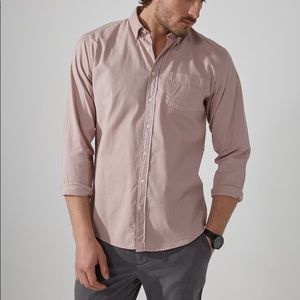 Frank & Oak lightweight Oxford in pink